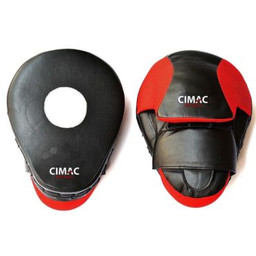 Cimac Curved Focus Mitts 10" Black/Red