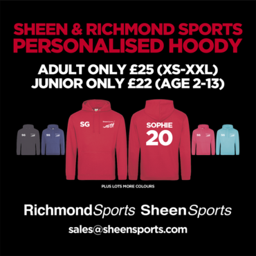 Sheen & Richmond Sports Personalised Hoody